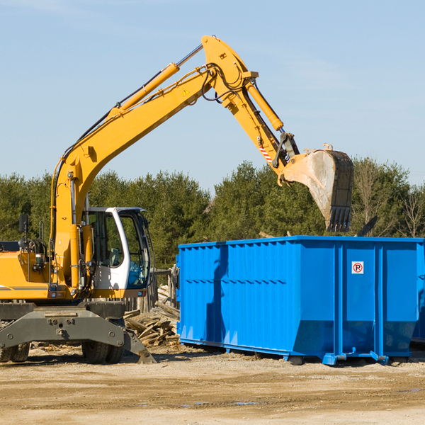 is there a minimum or maximum amount of waste i can put in a residential dumpster in Blue Ridge GA